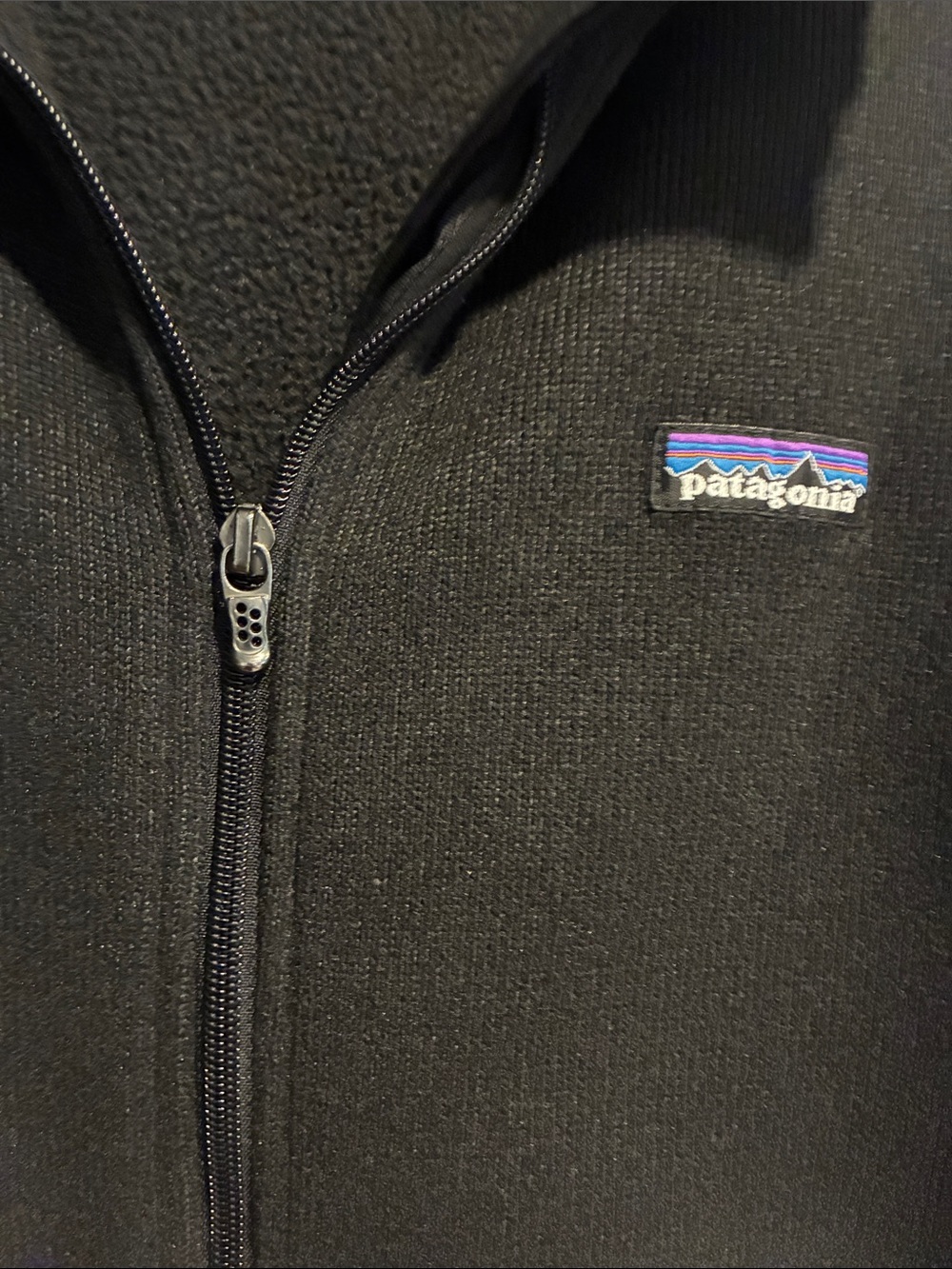 Mens Patagonia Better Sweater Full-Zip Fleece, Size Large, Black - Picture 3 of 7